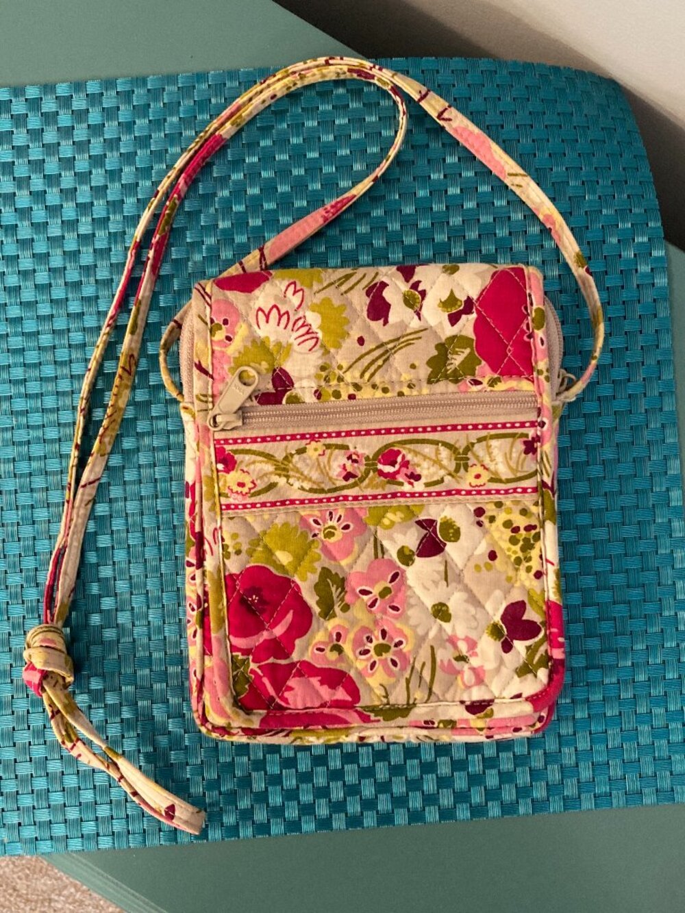 Vera Bradley Mini Hipster Crossbody Bag Make Me Blush